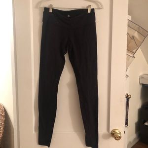 Lululemon thick black workout leggings
